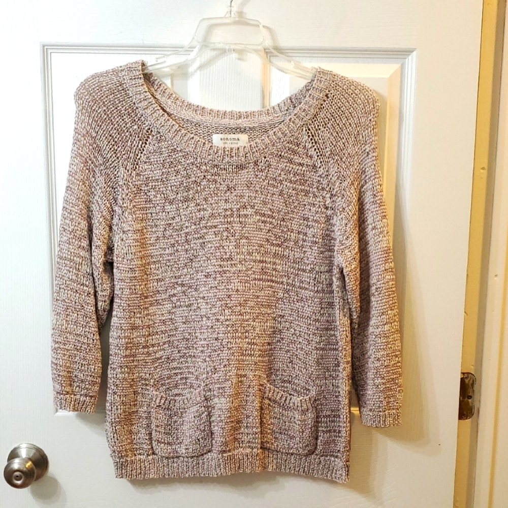 Women's Sweater in Cream by Sonoma XL